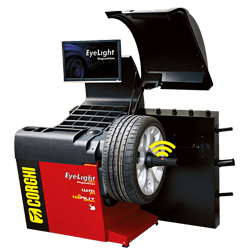 Corghi eyelight wheel balancer