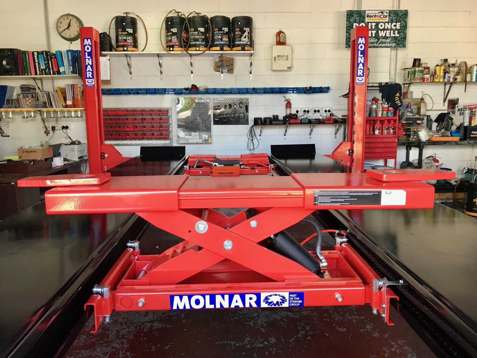 Molnar Micro 2000 jacking beam